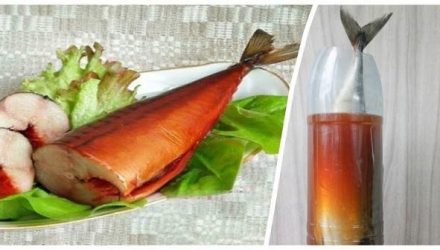 СКУМБРИЯ В БУТЫЛКЕ — настоящий деликатес! Рыбка получается вкуснее копченой! Попробуйте и оцените!