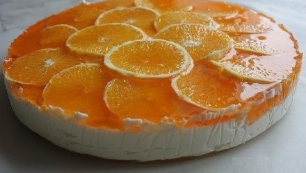 Торт «Апельсинка» без выпечки
