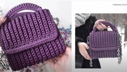 МОДНАЯ СУМКА 2022 КРЮЧКОМ | вязаная сумка из шнура| crochet bag/Fashionable bag