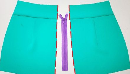 ✅🌺Уникальный совет по вшиванию молнии в юбку с поясом/ хитрости шитья
