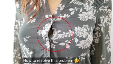 2 способа зафиксировать блузку на груди | Советы и хитрости по шитью