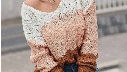 Большая подборка джемперов и пуловеров — вязание спицами со схемами