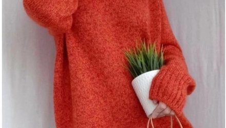 Как вязать свитер регланом сверху. Описание и схема