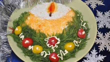 Подборка 10 праздничных нарядных салатов 🎅
